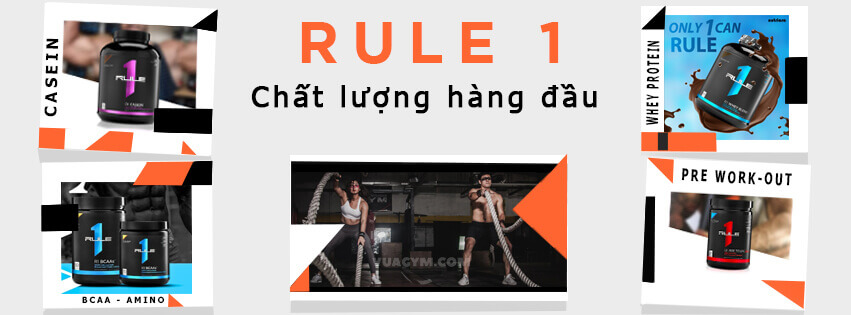 Ảnh banner Rule 1 Protein - Vựa Gym