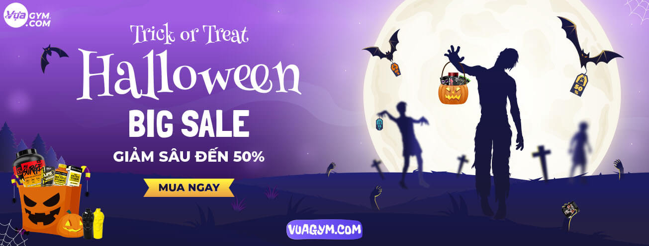 Ảnh banner SALE HALLOWEEN 2024 - Vựa Gym