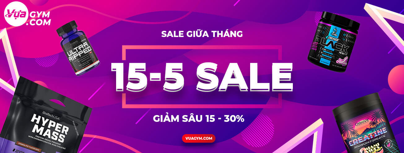 Ảnh banner 15.5 - SALE GIỮA THÁNG - Vựa Gym