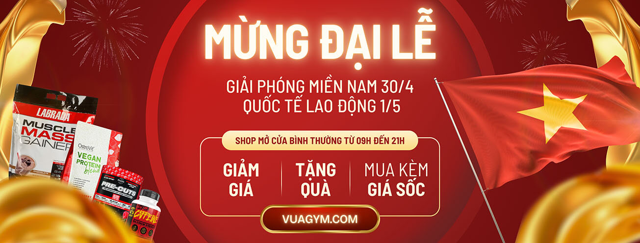 Ảnh banner SALE LỄ 30/4 - 1/5 - Vựa Gym