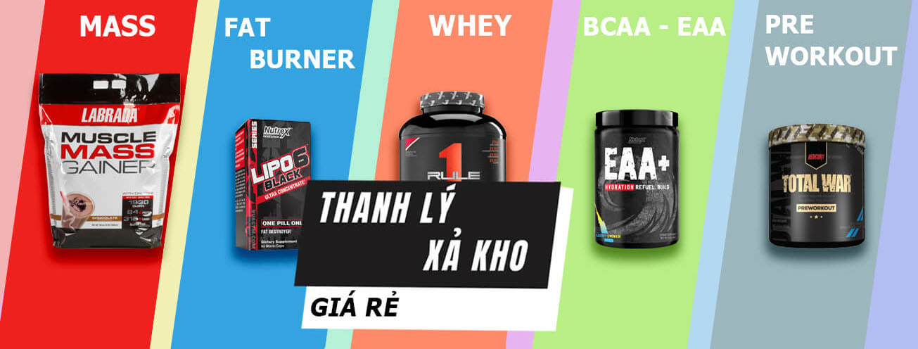 Ảnh banner XẢ KHO - THANH LÝ HÀNG LỖI - Vựa Gym