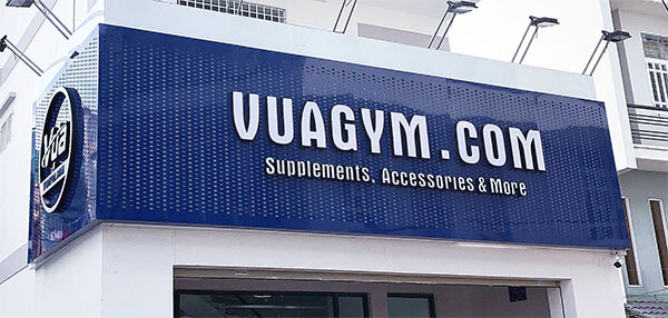 Hình ảnh mặt trước cửa hàng Vựa Gym (Vuagym.com)