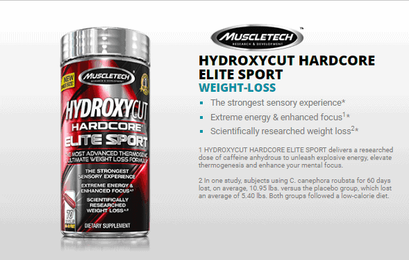 MuscleTech - Hydroxycut Hardcore Elite Sport (70 viên) - 146 image