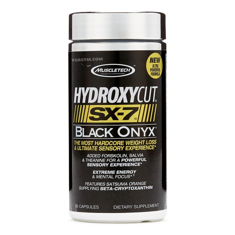 Ảnh sản phẩm MuscleTech - Hydroxycut SX-7 Black Onyx (80 viên)