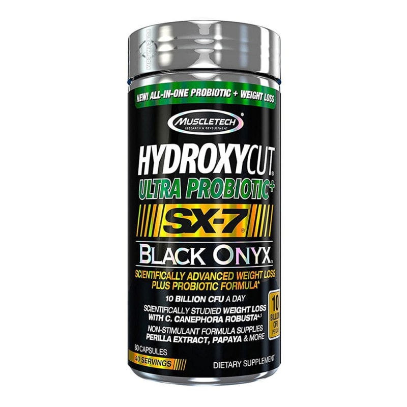 Ảnh sản phẩm MuscleTech - Hydroxycut Ultra Probiotic+ SX-7 Black Onyx (80 viên)