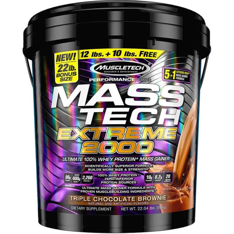 Ảnh sản phẩm MuscleTech - Mass Tech Extreme 2000 (22 Lbs)