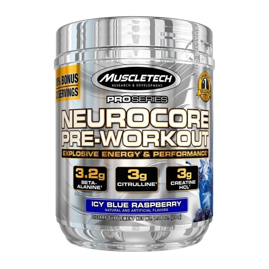 Muscletech NeuroCore PreWorkout (33 lần dùng) Vựa Gym