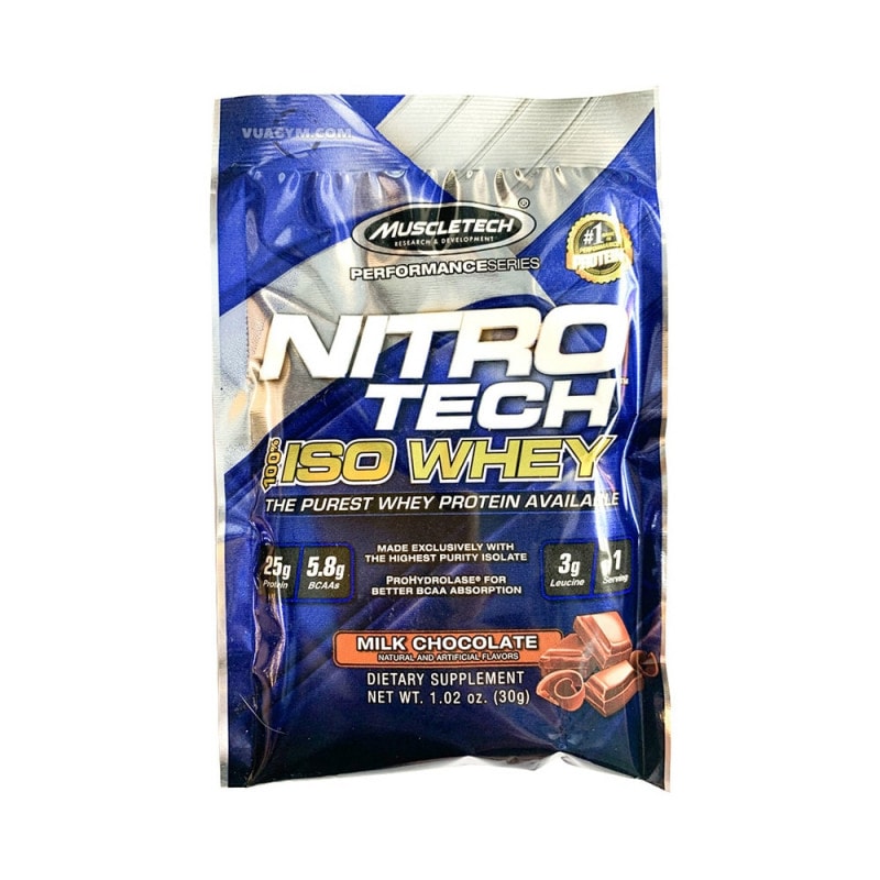 Ảnh sản phẩm MuscleTech - Nitro-Tech 100% Iso Whey (Sample)