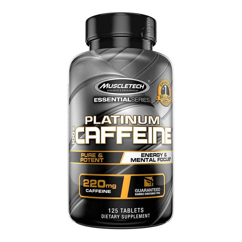 Ảnh sản phẩm MuscleTech - Platinum 100% Caffeine (125 viên)