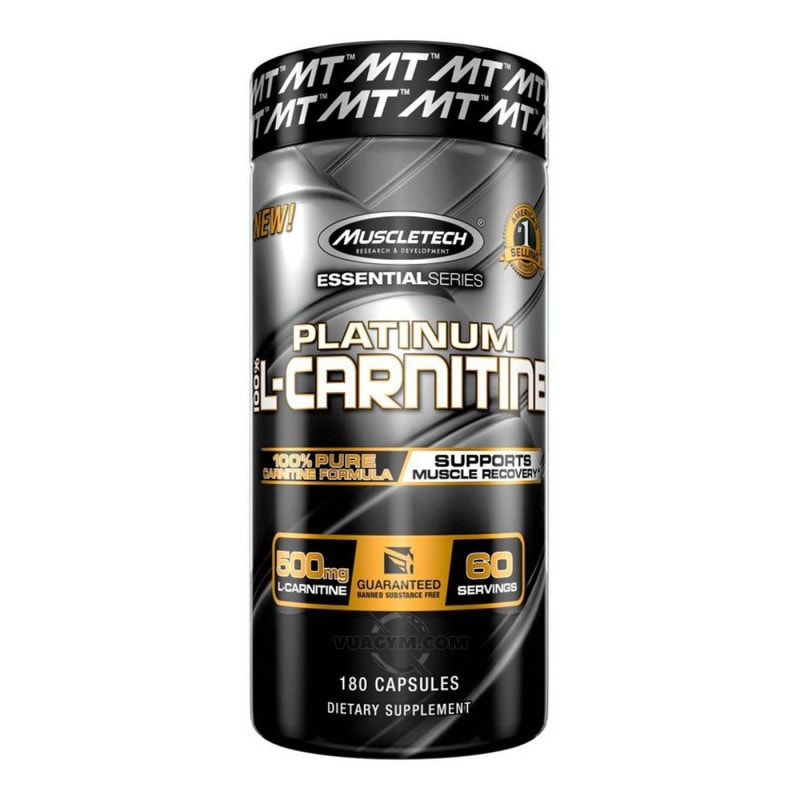 Ảnh sản phẩm MuscleTech - Platinum 100% L-Carnitine (180 viên)