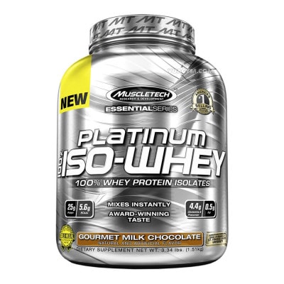 Ảnh sản phẩm MuscleTech - Platinum 100% Iso Whey (3.34 Lbs) - 1