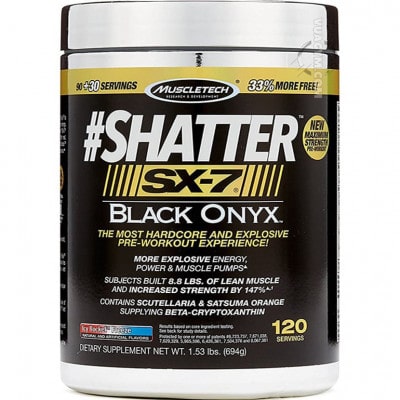 Ảnh sản phẩm MuscleTech - Shatter SX-7 Black Onyx (120 lần dùng) - 1