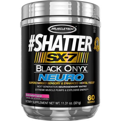 Ảnh sản phẩm Muscletech - Shatter SX-7 Black Onyx Neuro (60 lần dùng) - 1