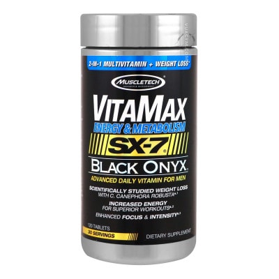 Ảnh sản phẩm MuscleTech - VitaMax Energy & Metabolism SX-7 Black Onyx for Men (120 viên) - 1