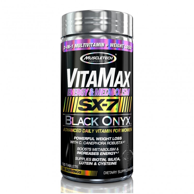Ảnh sản phẩm MuscleTech - VitaMax Energy & Metabolism SX-7 Black Onyx for Women (120 viên)