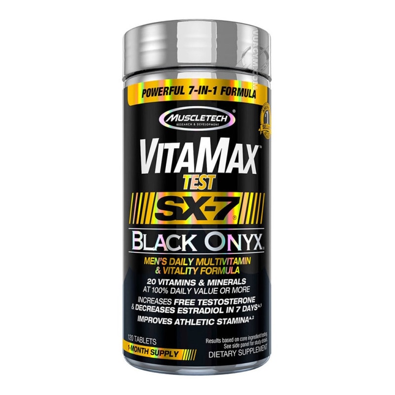 Ảnh sản phẩm MuscleTech - Vitamax Test SX-7 Black Onyx (120 viên)