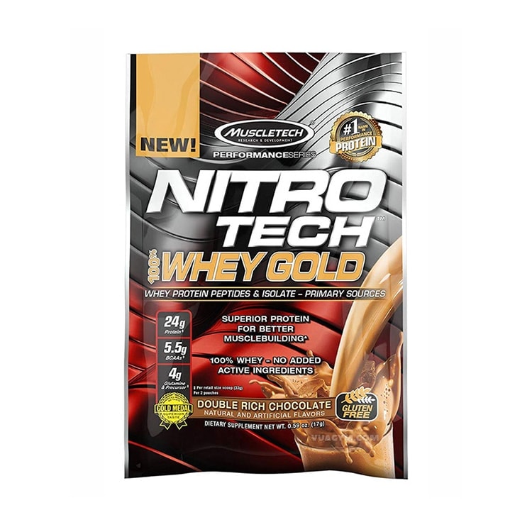 Ảnh sản phẩm MuscleTech - Nitro-Tech 100% Whey Gold (Sample)