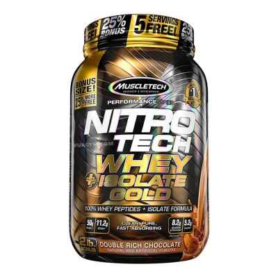 Ảnh sản phẩm MuscleTech - Nitro-Tech Whey Plus Isolate Gold (2 Lbs) - 1