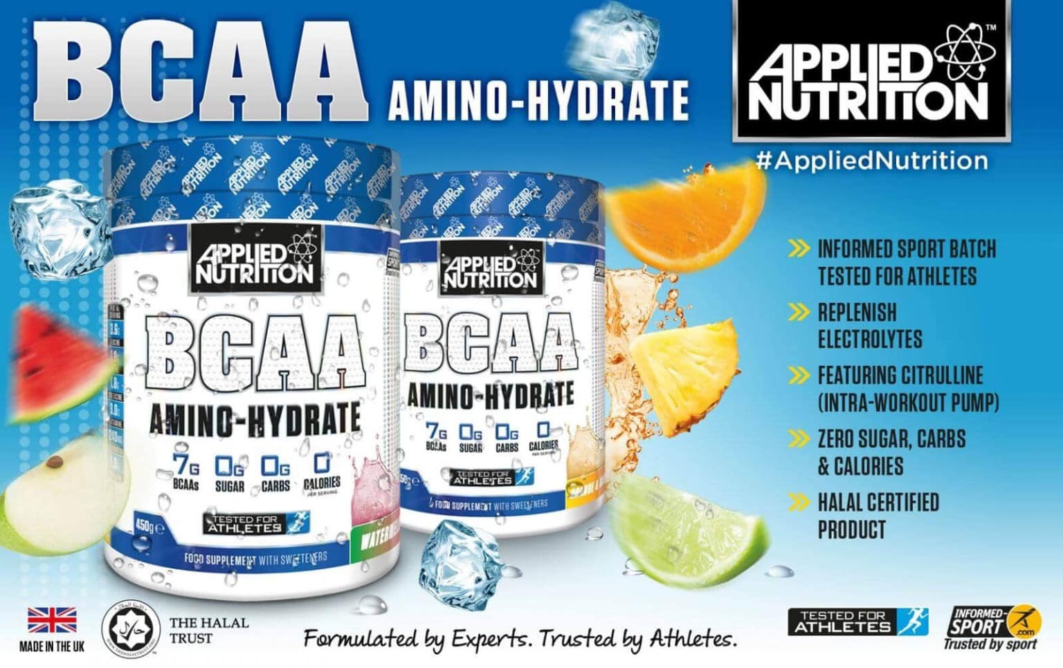 Applied Nutrition BCAA Amino Hydrate (32 Lần dùng) Vựa Gym