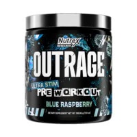 Nutrex - Outrage (30 lần dùng). Blue Rasp