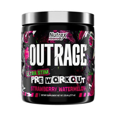 Nutrex - Outrage (30 lần dùng). Straw Water