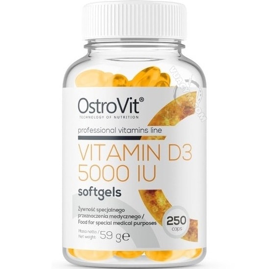 OstroVit - Vitamin D3 5000IU (250 viên) - ostrovit vitamin d3 5000iu wtm