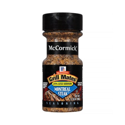 Ảnh sản phẩm Gia vị ăn kiêng McCormick Grill Mates 25% Less Sodium Montreal Steak 90g (3.18 oz) - 1