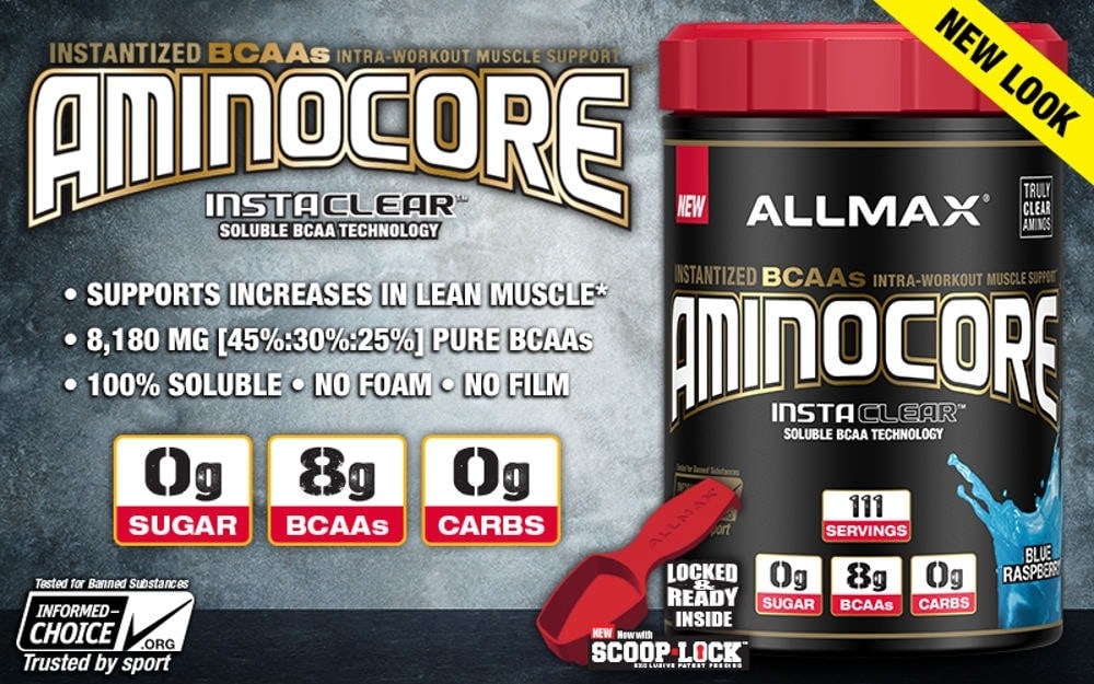 AllMAX Nutrition - AminoCore (44 lần dùng) - amino3