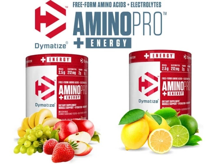 Dymatize - Amino Pro With Energy (30 lần dùng) - energy banner 1