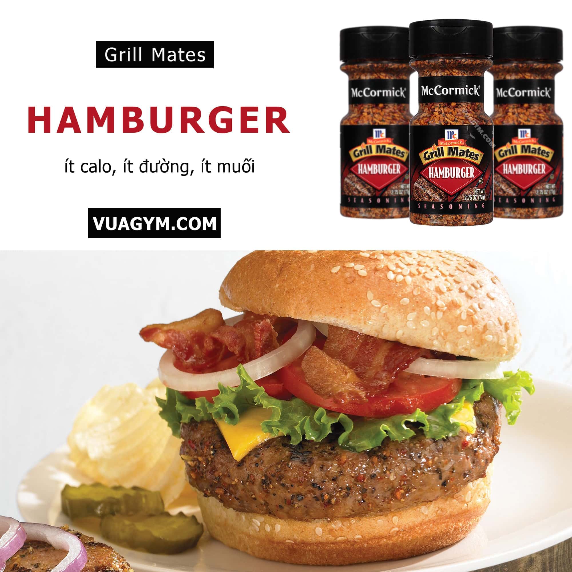 Hamburger Seasoning, 2.75 oz (77 g)