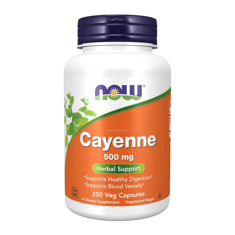 Ảnh sản phẩm NOW - Cayenne 500 mg (250 viên)