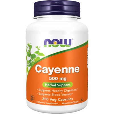 Ảnh sản phẩm NOW - Cayenne 500 mg (250 viên) - 1