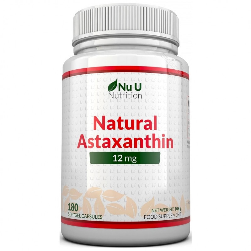 Ảnh sản phẩm Nu U Nutrition - Natural Astaxanthin 12mg (180 viên)