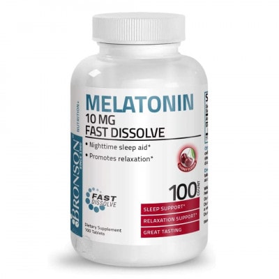 Ảnh sản phẩm Bronson - Melatonin 10mg / Tablet Fast Dissolve (100 viên) - 1