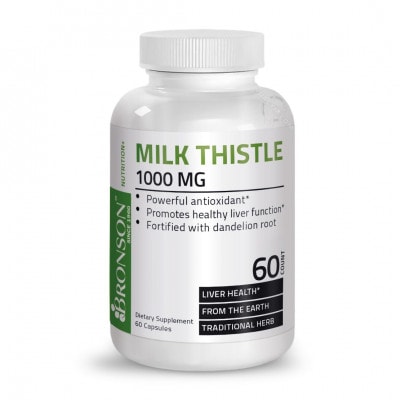 Ảnh sản phẩm Bronson - Milk Thistle 1000mg / Tablet (60 viên) - 1