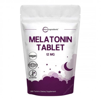 Ảnh sản phẩm Micro Ingredients - Melatonin 12mg (300 viên) - 1