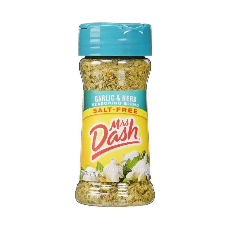 Ảnh sản phẩm Gia Vị Ăn Kiêng Mrs. Dash Seasoning Blend Garlic & Herb 2.5 Oz (71g)