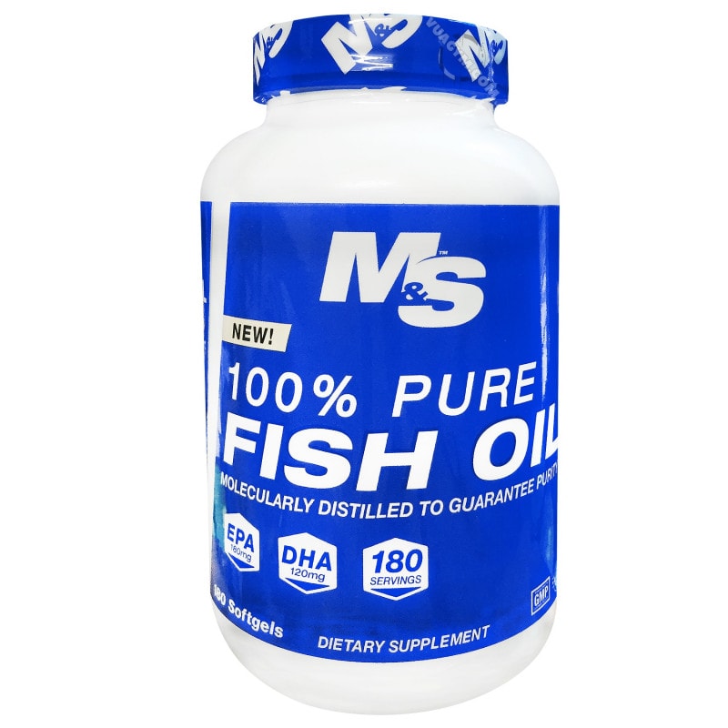 Ảnh sản phẩm M&S - 100% Pure Fish Oil (180 viên)