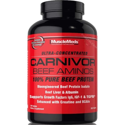 Ảnh sản phẩm MuscleMeds - Carnivor Beef Aminos (300 viên) - 1