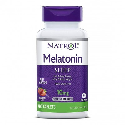 Ảnh sản phẩm NATROL - Melatonin Fast Dissolve 10mg (90 viên) - 1