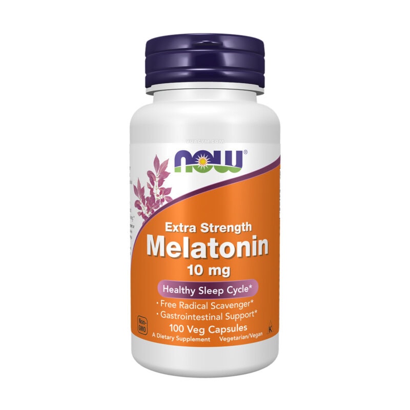 Ảnh sản phẩm NOW - Extra Strength Melatonin 10mg (100 viên)