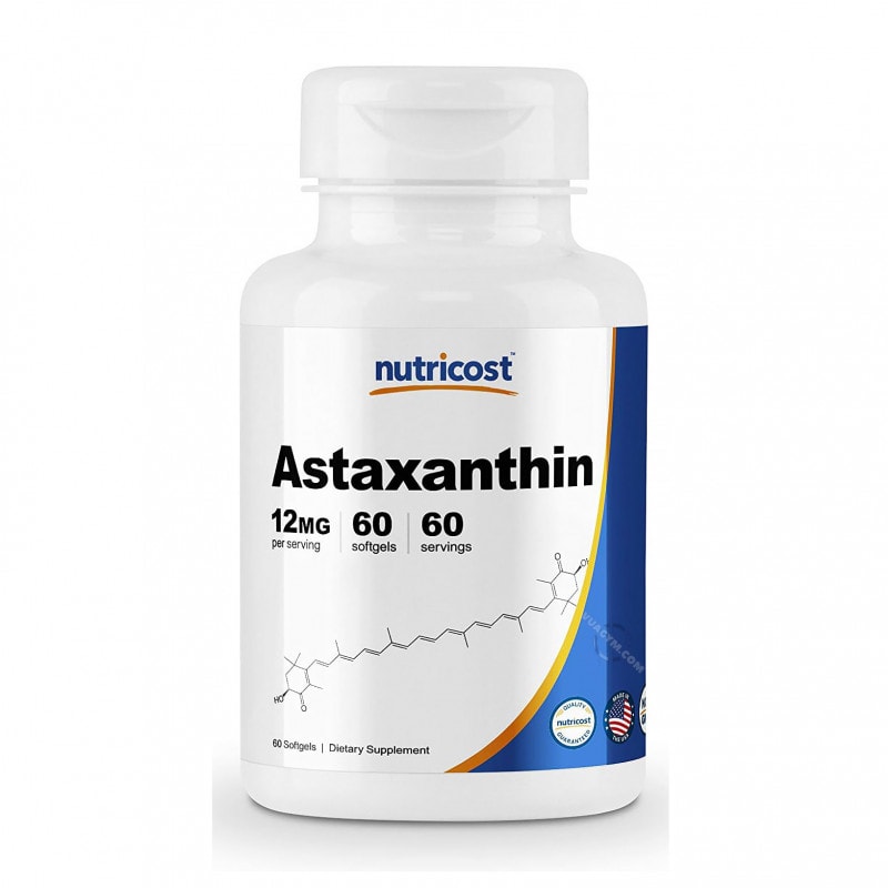 Ảnh sản phẩm Nutricost - Astaxanthin 12mg (60 viên)