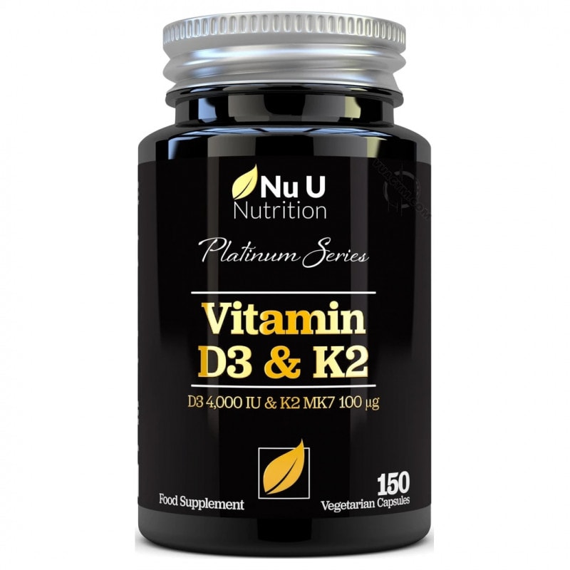 Ảnh sản phẩm Nu U Nutrition - Platinum Series Vitamin D3 & K2 (150 viên)