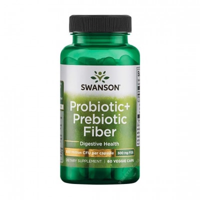 Ảnh sản phẩm Swanson - Probiotic+ Prebiotic Fiber (60 viên) - 1