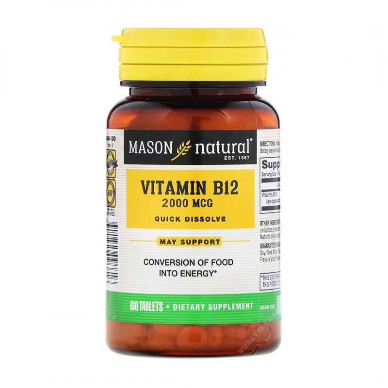 Ảnh sản phẩm Mason Natural - Vitamin B12 2000mcg (60 viên)