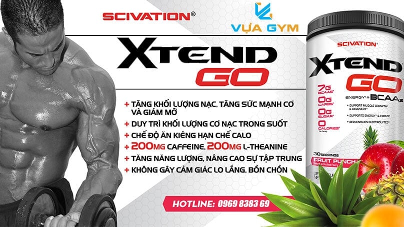 Scivation - XTend GO (30 lần dùng) - xtend go