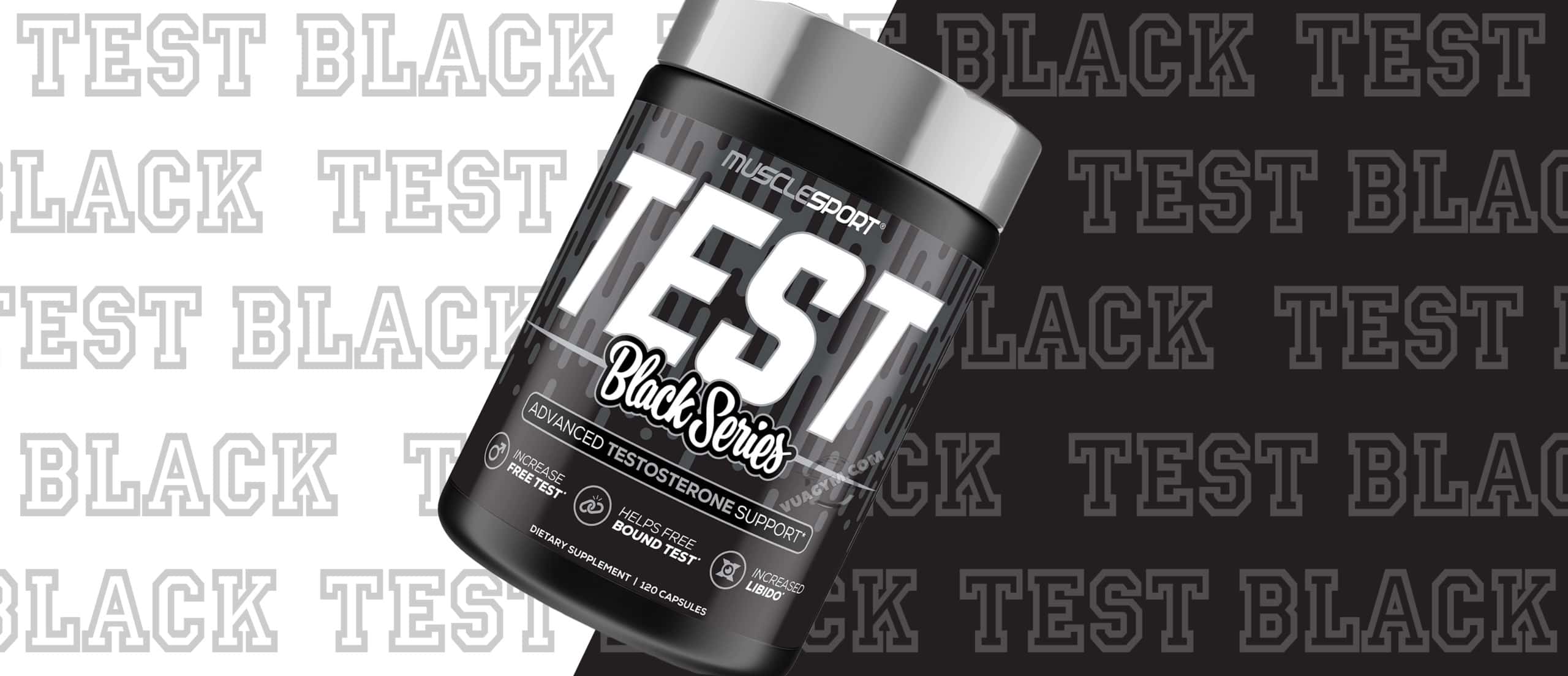 MuscleSport - Test BLACK (120 viên) - musclesport test black mota4 scaled