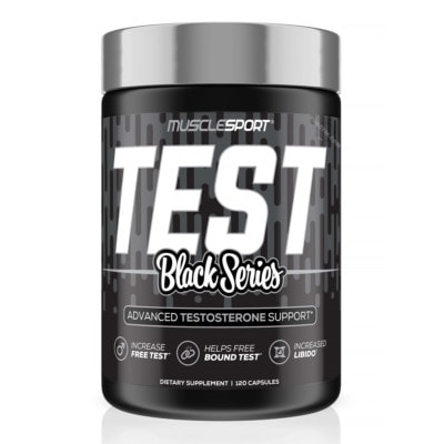 Ảnh sản phẩm MuscleSport - Test BLACK (120 viên) - 1