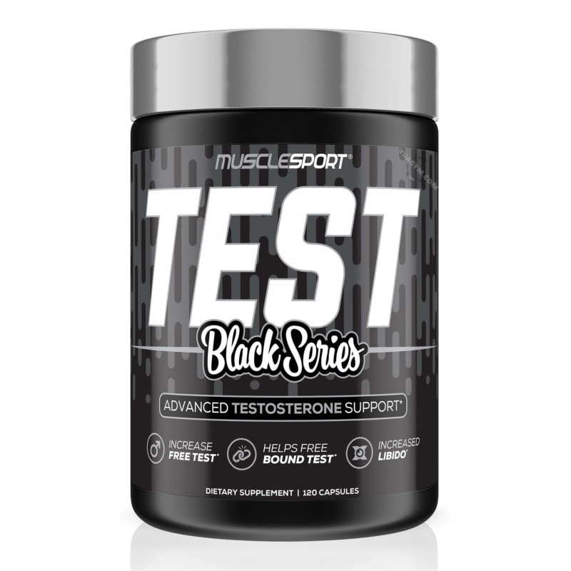 Ảnh sản phẩm MuscleSport - Test BLACK (120 viên)