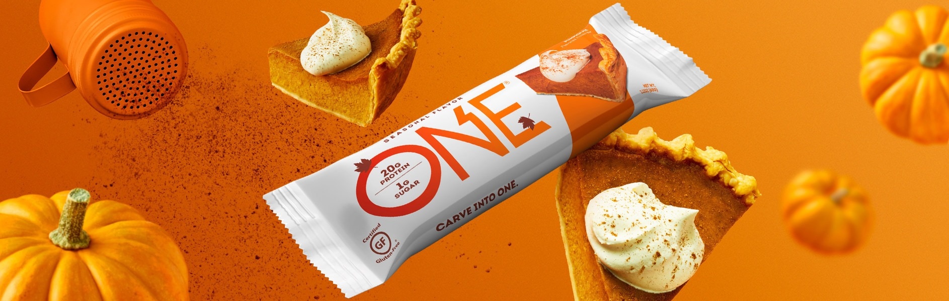 ONE Brands - ONE Bars - one brands pumpkin pie protein b